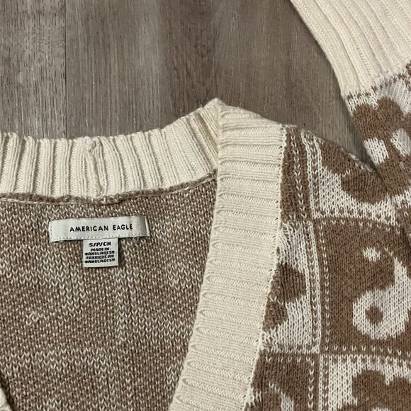 American Eagle Button Front Knit Cardigan Sweater Women's Size S - Picture 4 of 4